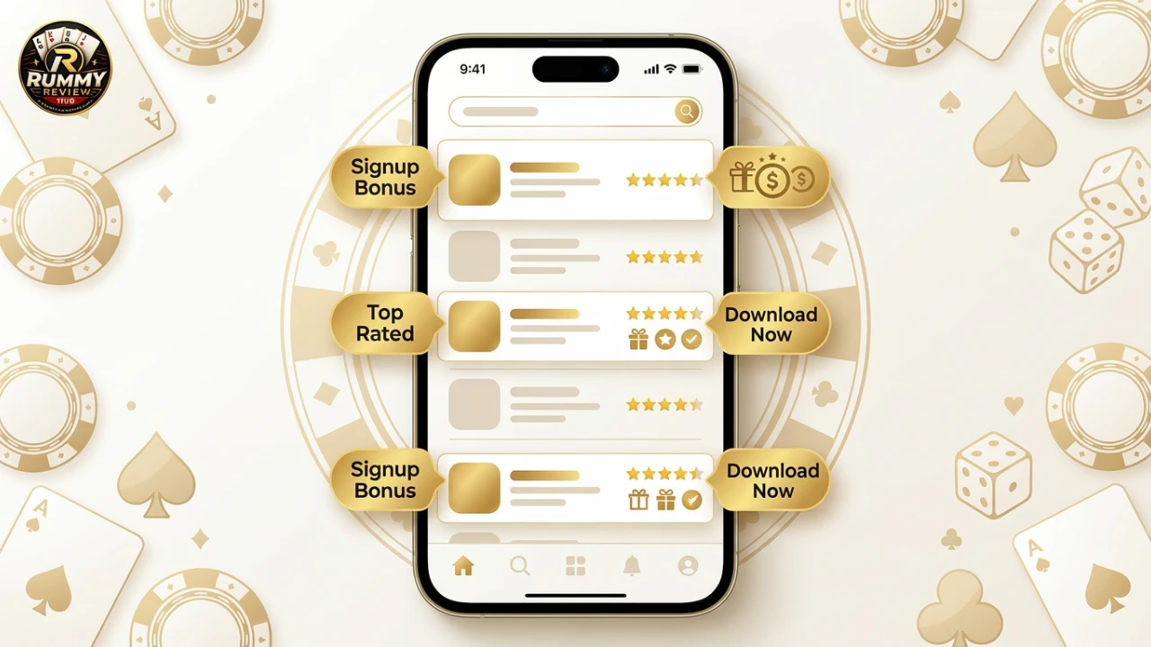 Top rummy bonus and withdrawal comparison cues