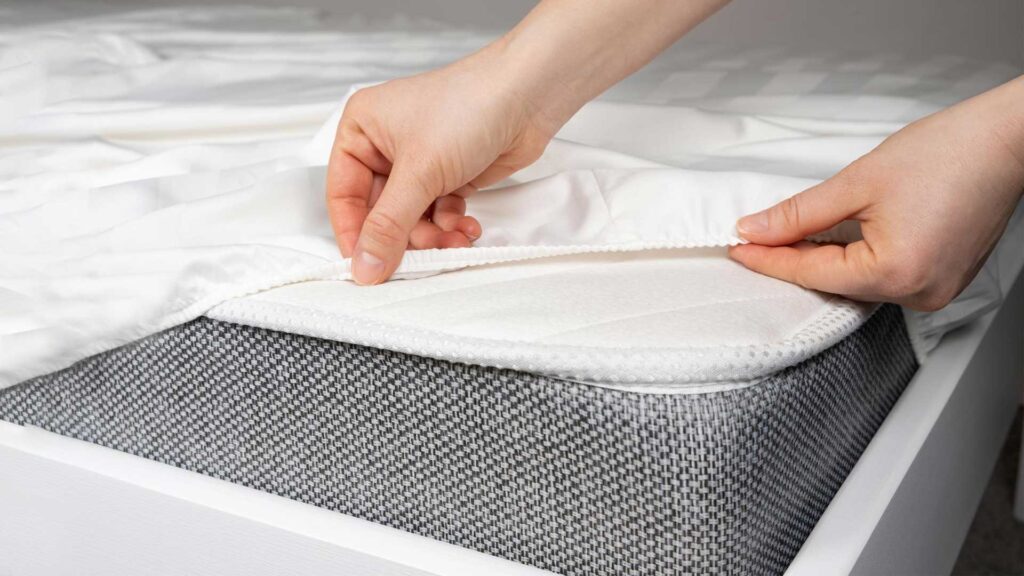 Mattress protector as a shield in differ to mattress encasement.
