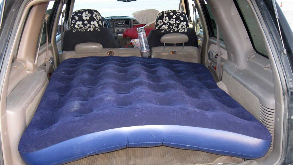 Reuse your air mattress if it is not recyclable.