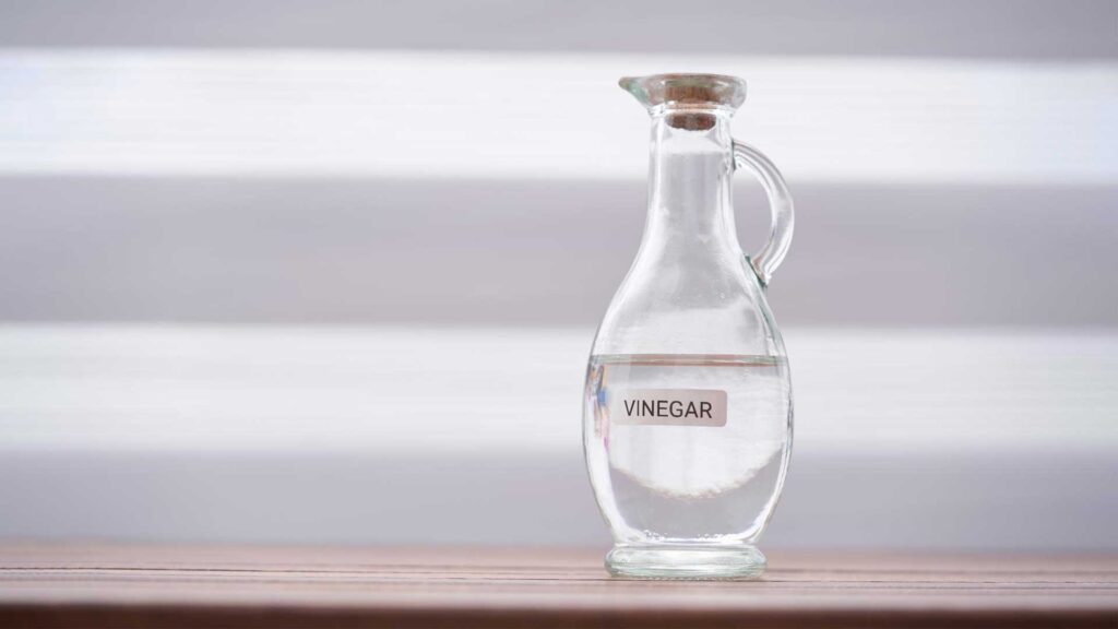 Vinegar can be the solution on how to remove perspiration stains from mattress.
