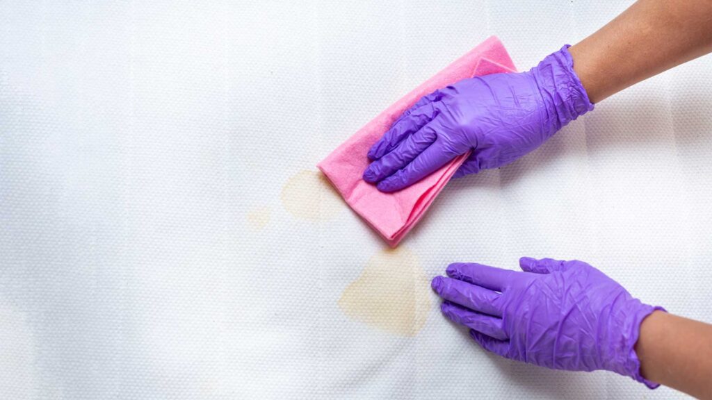 Measure damages for how to clean vomit mattress and get rid of its smell.