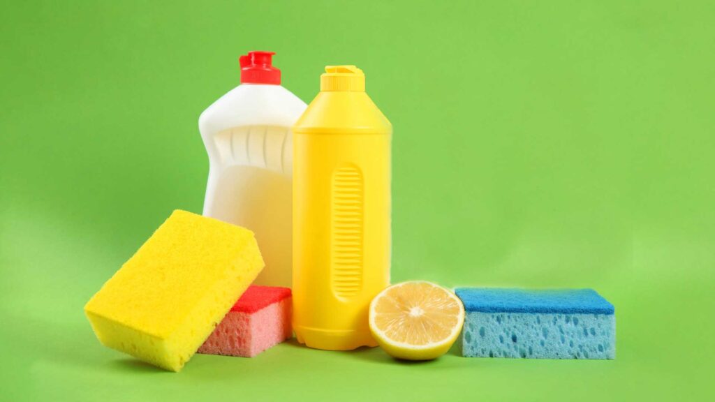 Products to use for cleaning bedding stains faster.