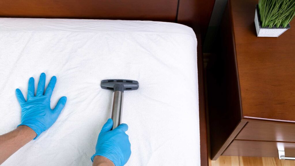 Vacuuming is how to get cigarette smoke out of mattress.