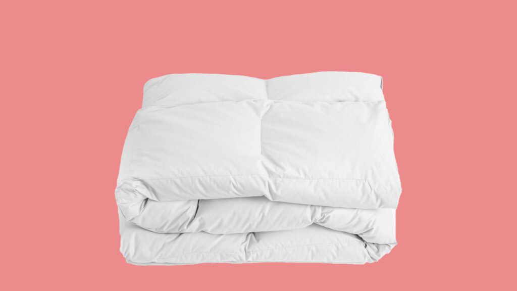 Using duvet cover.